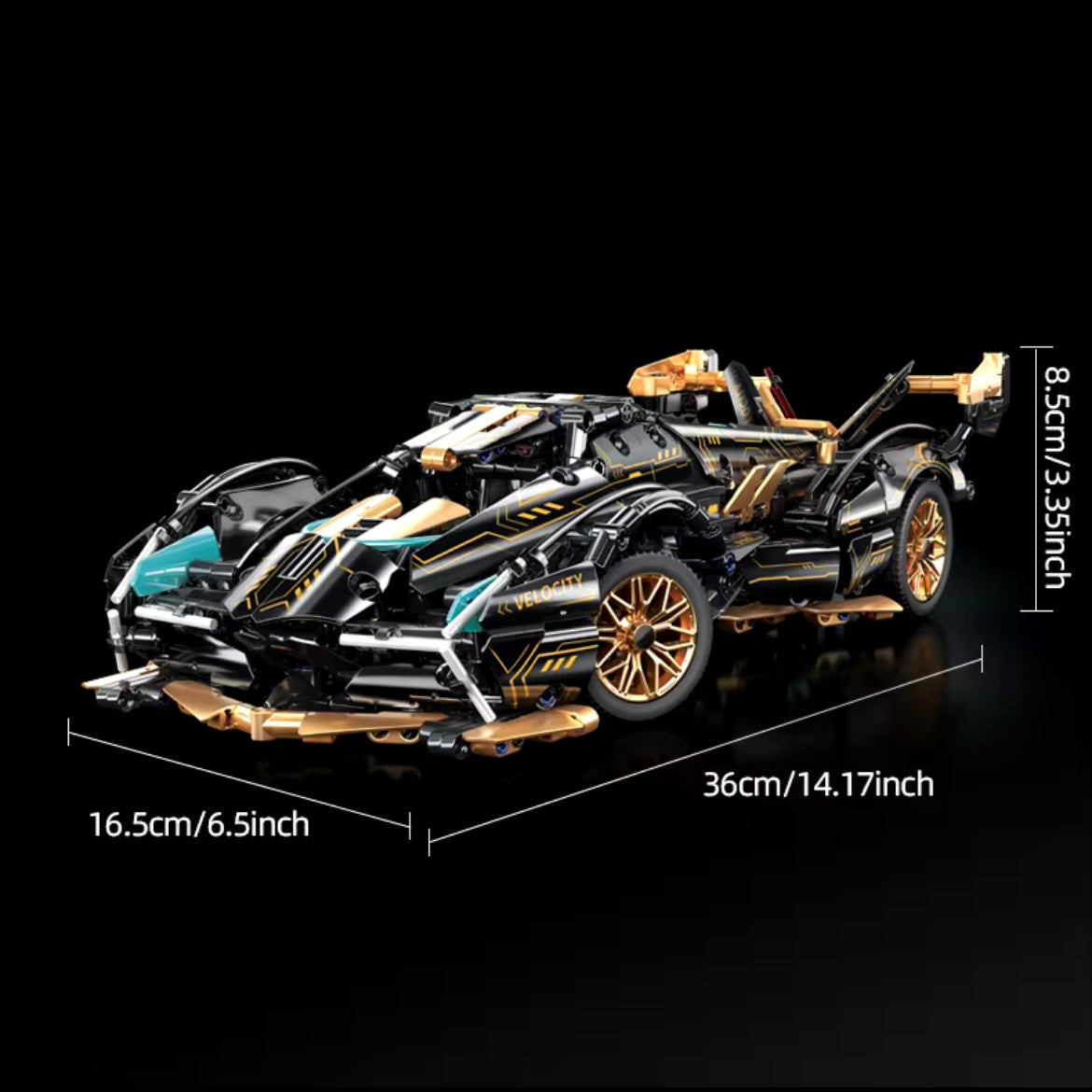 Lamborghini V12 | 1200 Piezas 1:14